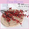 Faux Ilex Chinensis Berries Decor With Realistic Red And Yellow Fruits For Wedding And Photography Props