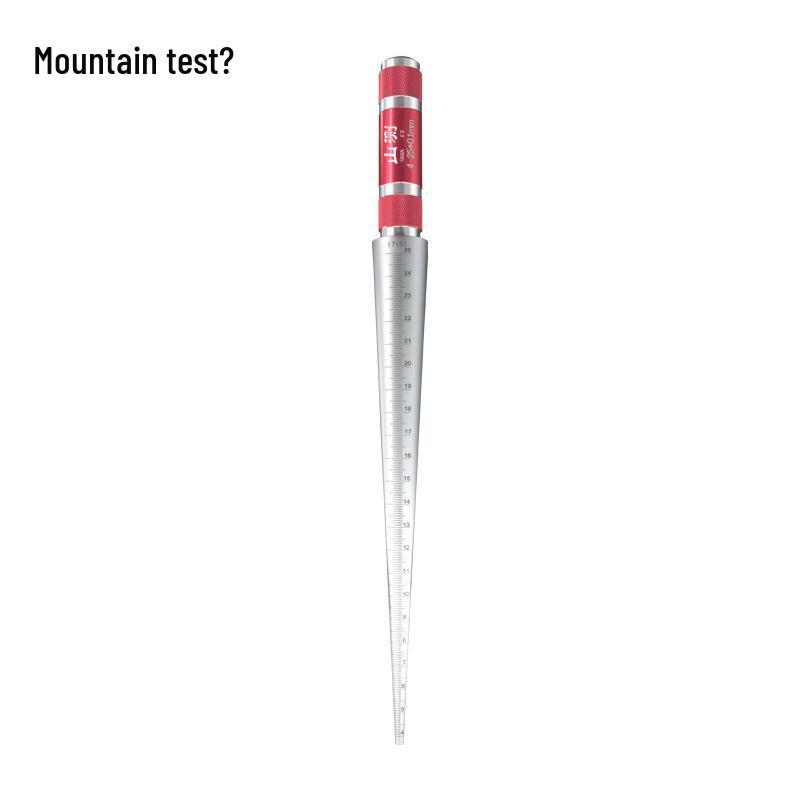 Mountain Measurement Tapered Bore Gauge: 1-6.5mm & 3-15-30-45-60mm Inner Diameter Plug Gauge
