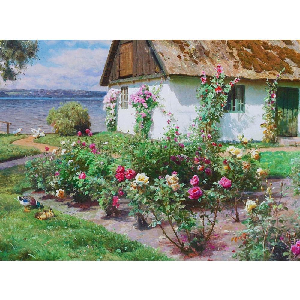 Vintage Flower Still Life Rose Country Farmhouse Poster Print Wall Art Pictures Canvas Oil Painting Living Room Home Decor Gift