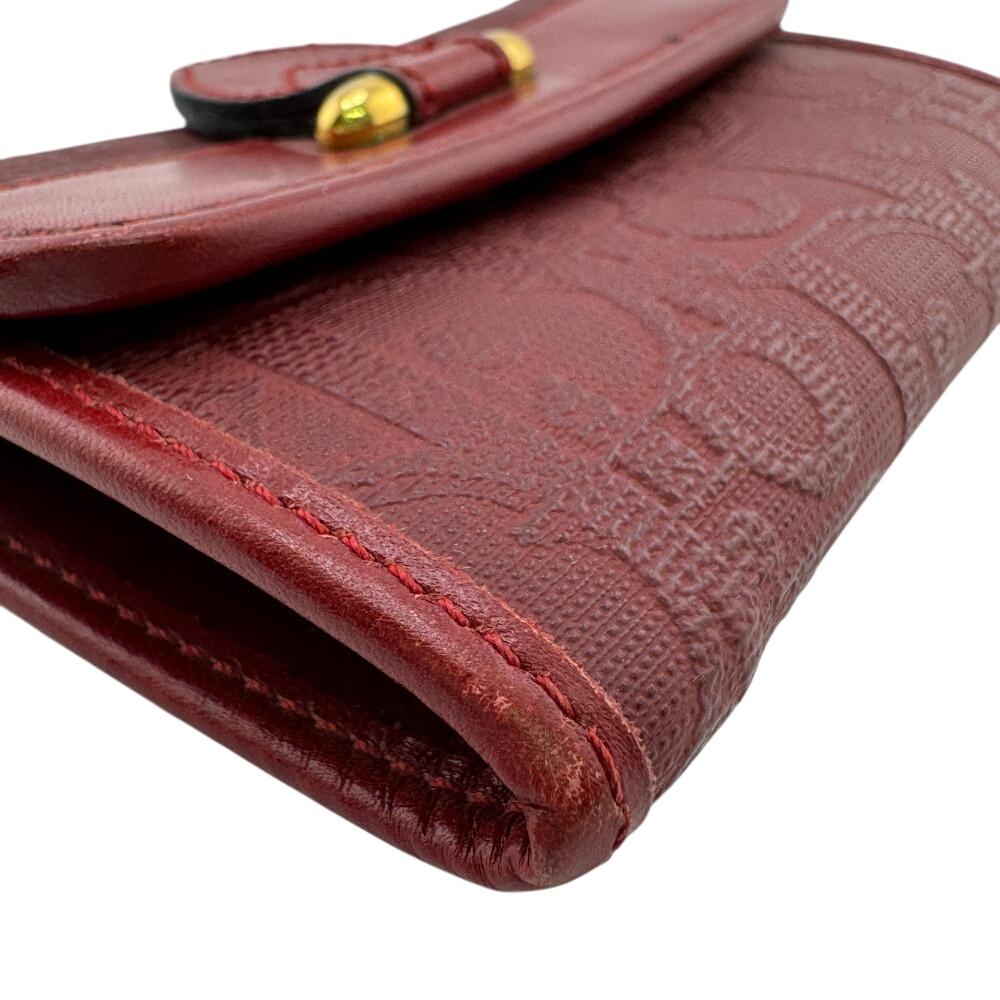 Dior vintage Trotter PVC coated canvas Coin case Red series PVC coated canvas Women Used