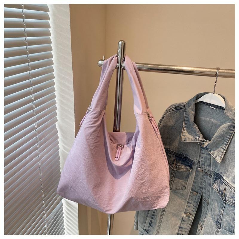 Fashion casual canvas tote bag women's new trendy versatile large-capacity underarm bag commuter shoulder bag
