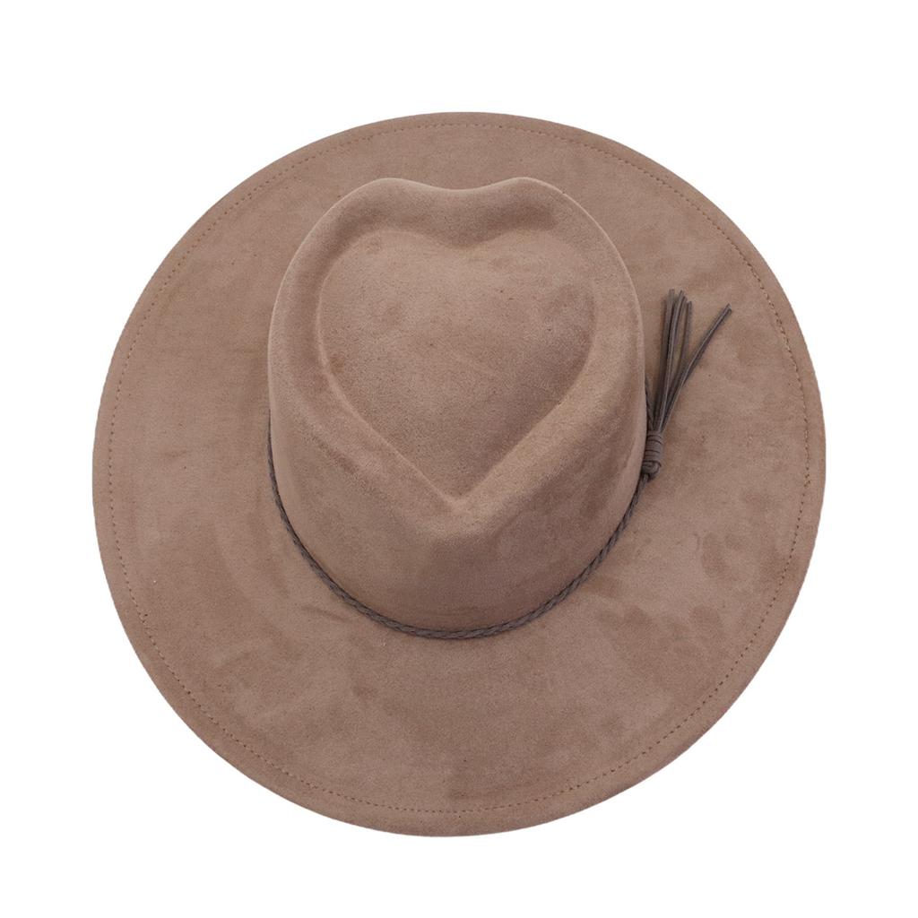 Colorful Suede 9.5cm Wide brimmed Women's Hat Men's Church Jazz Hat Fedoras Cowboy Hat Panama Hat