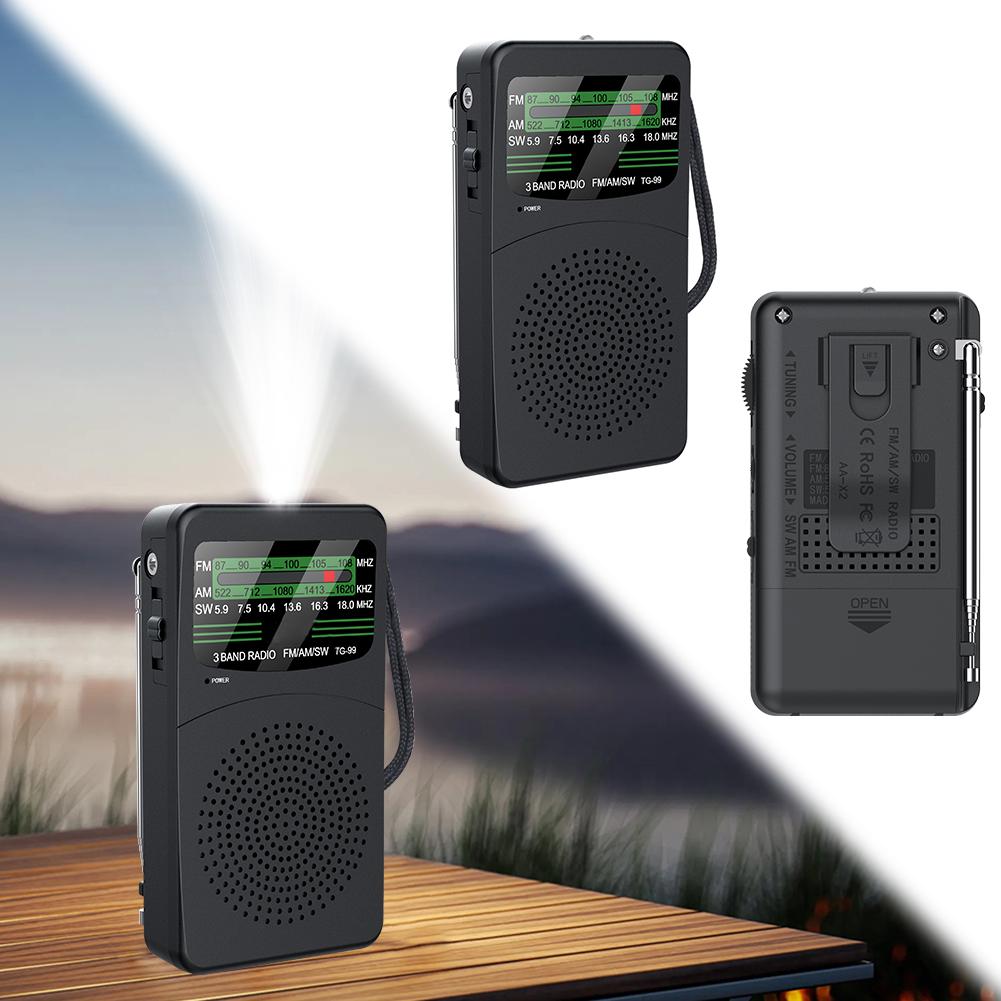 

Portable AM FM SW Radio Battery Operated Radio with LED Flashlight Pocket Radio Small Radio for Outdoor Camping and Emergency CHINA