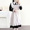 YAISHN Maid Uniform, Long English Style, Gothic Lolita One Piece, Halloween Costume, Women's, Cute Lolita Cosplay, Long Sleeve, Bow Tie, Party, Event