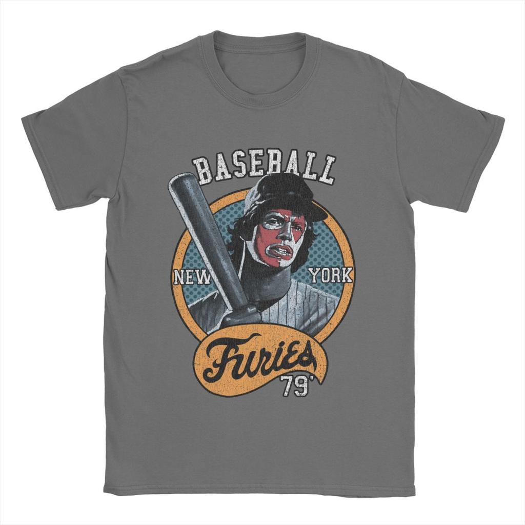 Męskie Koszulki Baseball Furies The Warriors Bawełniane Ubrania Humor Krótki Rękaw Okrągły Dekolt T-shirt Nowy Przybycie Koszulki