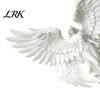 Home Office Spiritual Decor 3D Printed Angel Figurine with Large Wings, White Matte Statue, Desk Statue Aesthetic Minimalist Sculpture for Desktop