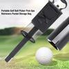 Portable Golf Ball Picker Pick Ups Retrievers Pocket Storage Bag Scooping Device Black