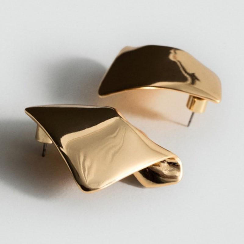 

Mango MANGO WOMAN Earrings LEIRE Gold 17024130 single type