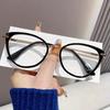 2PCS New Cat Eye Metal Frame Reading Glasses Suitable for Daily Office Use by Men and Women