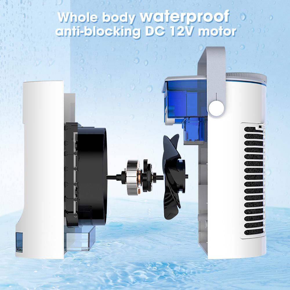 Cross-border Desktop Humidifying Cooling Fan with Water-cooled Spray Air Conditioner Function for Summer Use