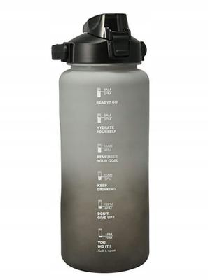 2L Motivational Measuring Water Bottle Sports Bottle with Handle