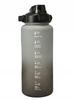 2L motivierende Mess-Wasserflasche Sportflasche mit Griff