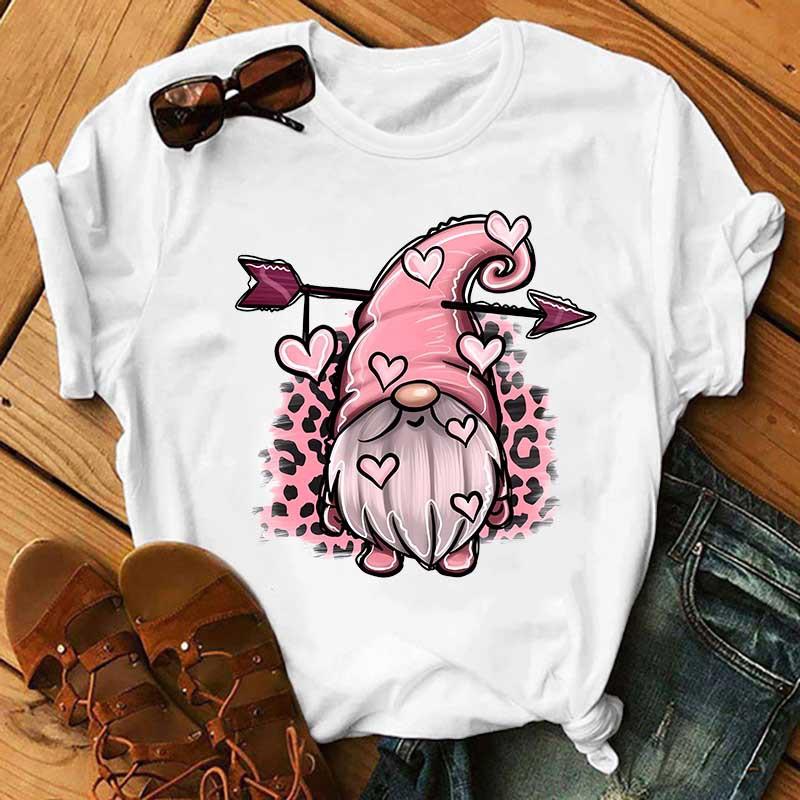 Damen Sommer Lässiges Kurzarm-T-Shirt Weihnachts-Serie Malerei Grafik Ästhetisch Harajuku Stil Grafik-T-Shirt