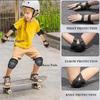 6 Pieces Children's Sports Roller Skating Skateboard Protective Gear Knee Pad Hand Elbow Pads