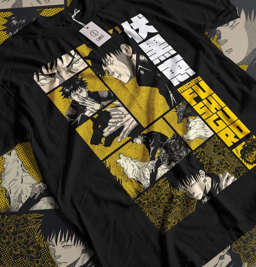 

Megumi Fushiguro T-shirt Jujutsu Kaisen Gojo Satoru Horror Gift Shirt All Sizes S