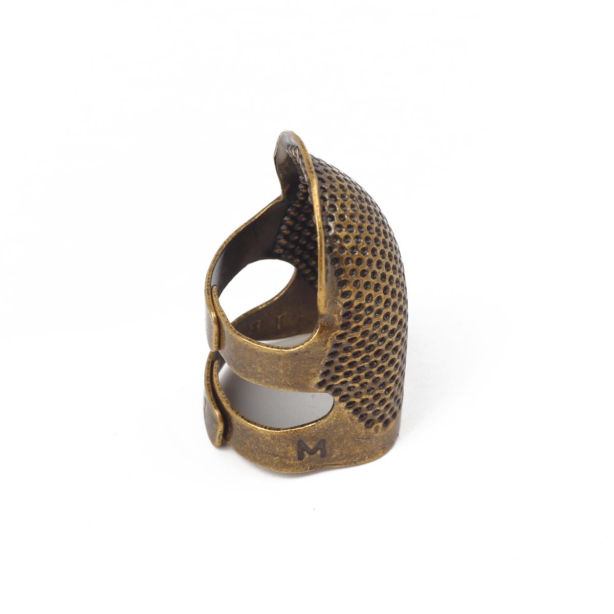 

Винтажная защита для пальцев, игла, наперсток, антикварные кольца для рукоделия, швейные аксессуары, металлические швейные инструменты ручной работы S