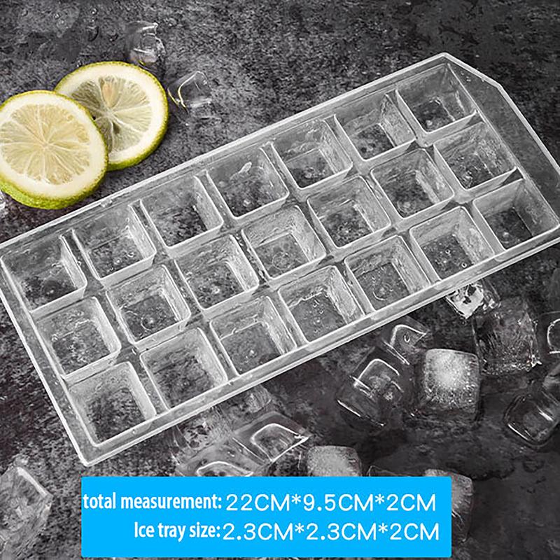 1Pc 21 Grids Thicken Plastic Ice Cube Mold Diy Reusable Whisky Ice Tray Mould