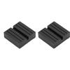 2 Pcs Jack Rubber Pad Universal Slotted Frame Rail Pad Adapter Good Crush Resistance Jack Lift Puck