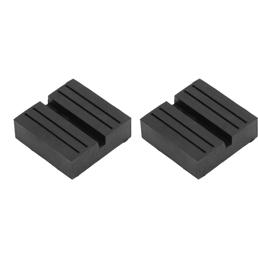 2 Pcs Jack Rubber Pad Universal Slotted Frame Rail Pad Adapter Good Crush Resistance Jack Lift Puck