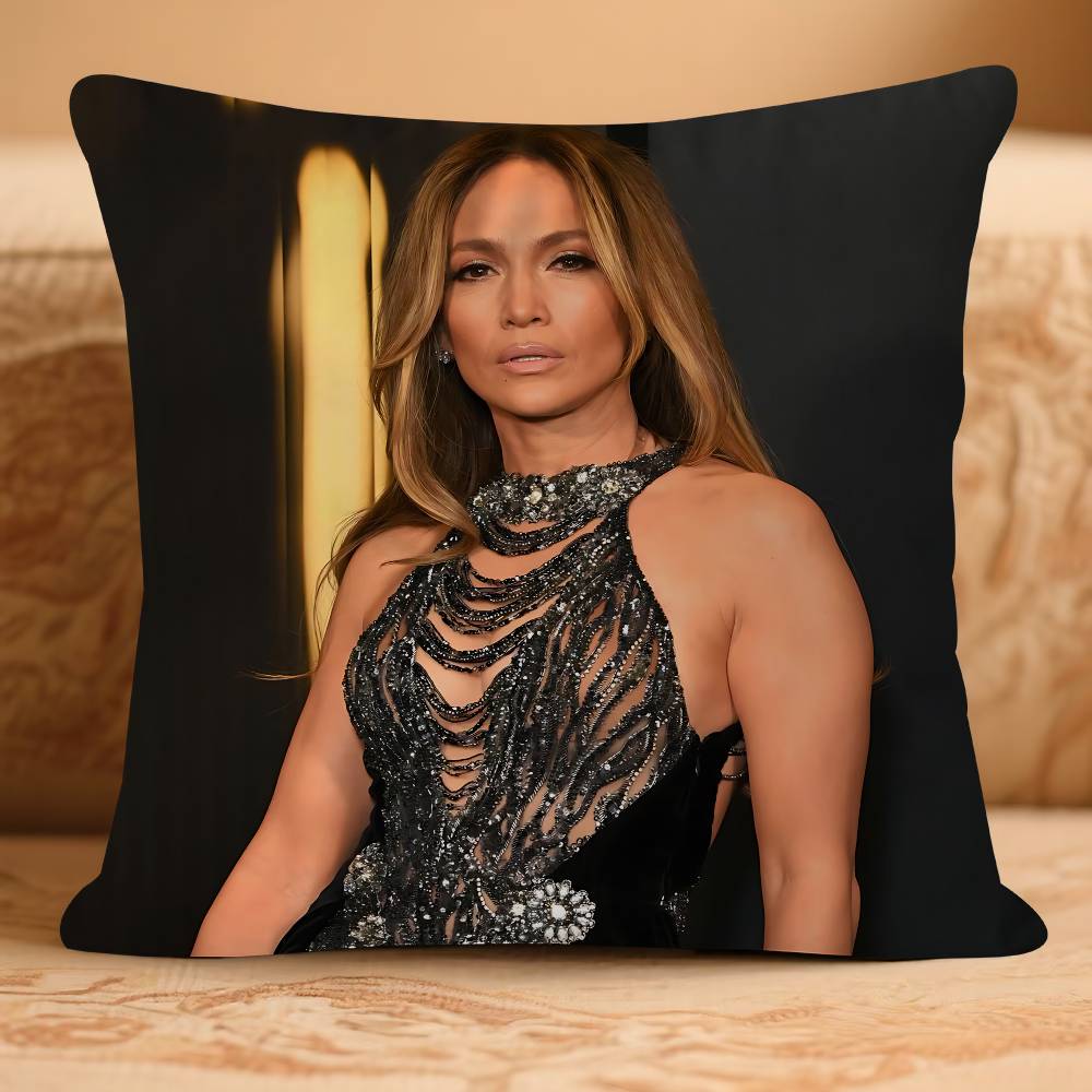 Jennifer-R Jlo LopezS Pillow Case Removable Washable Cushion Cover – All-Season Soft Linen