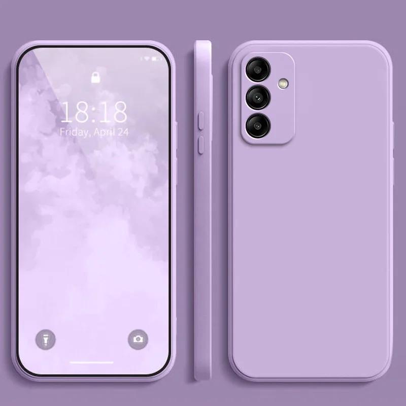 

Однотонный ультратонкий матовый чехол для Samsung Galaxy A16 A26 A36 A56 A15 A25 A35 A55 A14 A24 A34 A54 5G Силиконовый мягкий чехол из ТПУ For A15 4G (A15 5G) лаванды фиолетового