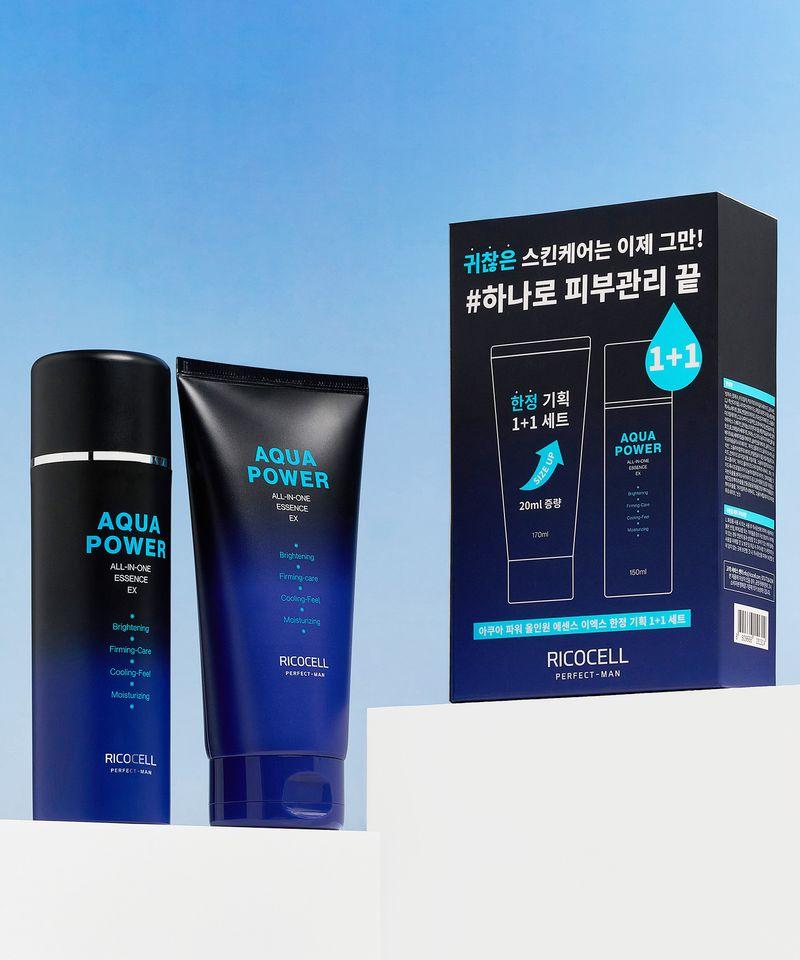 Men s Aqua Power All-in-One Essence Set (150ml+170ml)