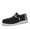 Spring new Fashionable versatile men's Casual Boat Shoes Lightweight Shoes Men Low-cut Lightweight Breathable Canvas flats
