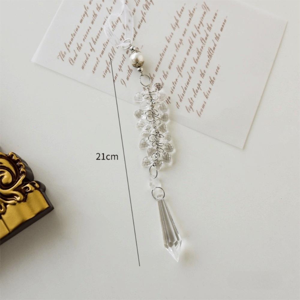 New Ice Crystal Snowflake Christmas Tree Pendant Clear Hanging Christmas Ornament Acrylic Christmas Decoration Party Supplies