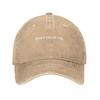 Dont Touch Me Graphic Washed Cotton Baseball Cap for Unisex Women Casual Adjustable Sun Hat