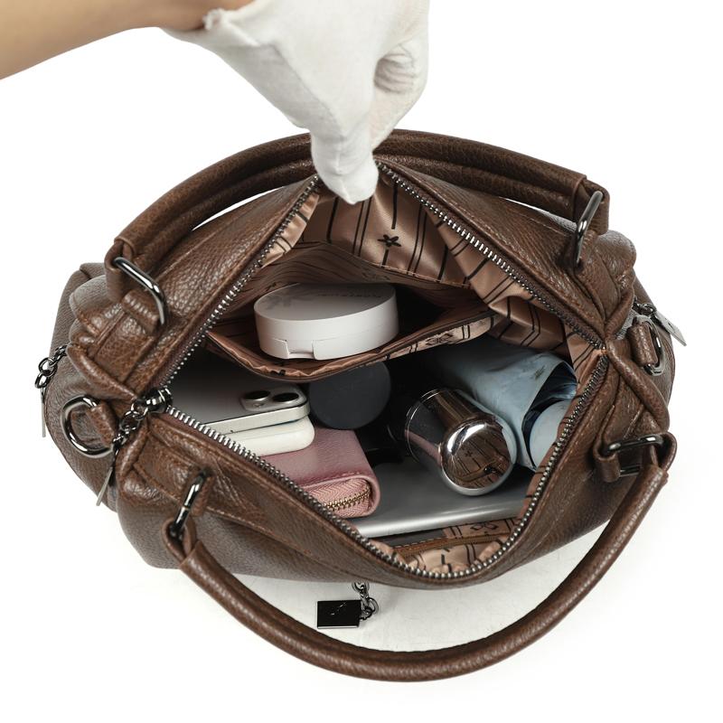 Vintage Women's Bag Shoulder Bag PU Shoulder Crossbody Bag