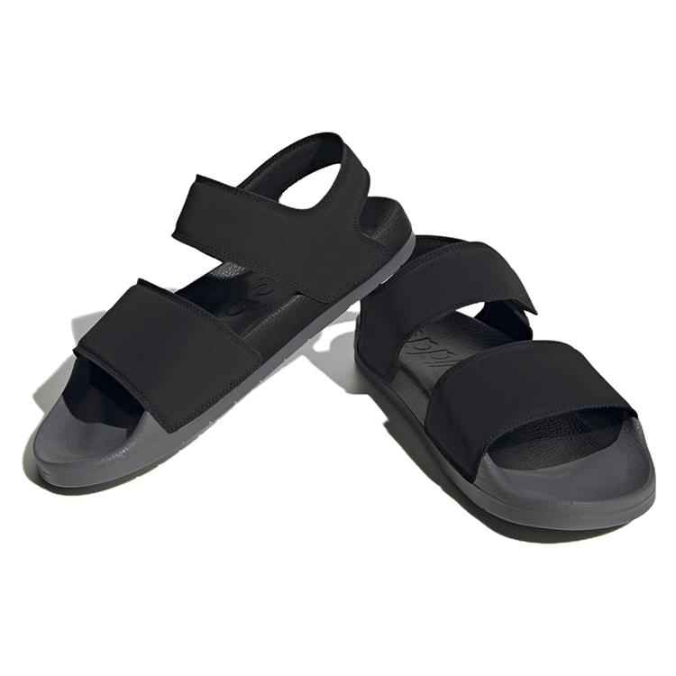 New Adidas Adilette Sandal 'Black Grey' HP3007
