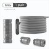 Colorful Metal Lock Sneakers Capsule Lock Stretch Rubber Shoestrings for Easy Wear Elastic Shoelaces No Tie Sports Shoe Laces
