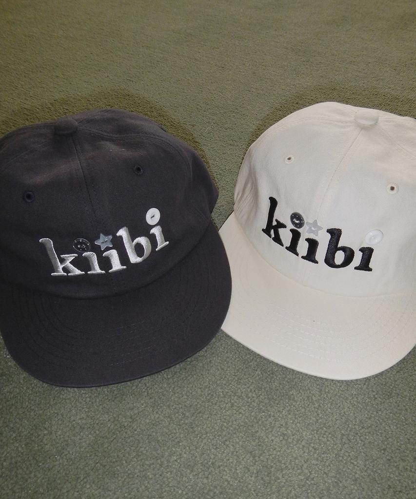 Kiibi Logo Button Cap Ivory