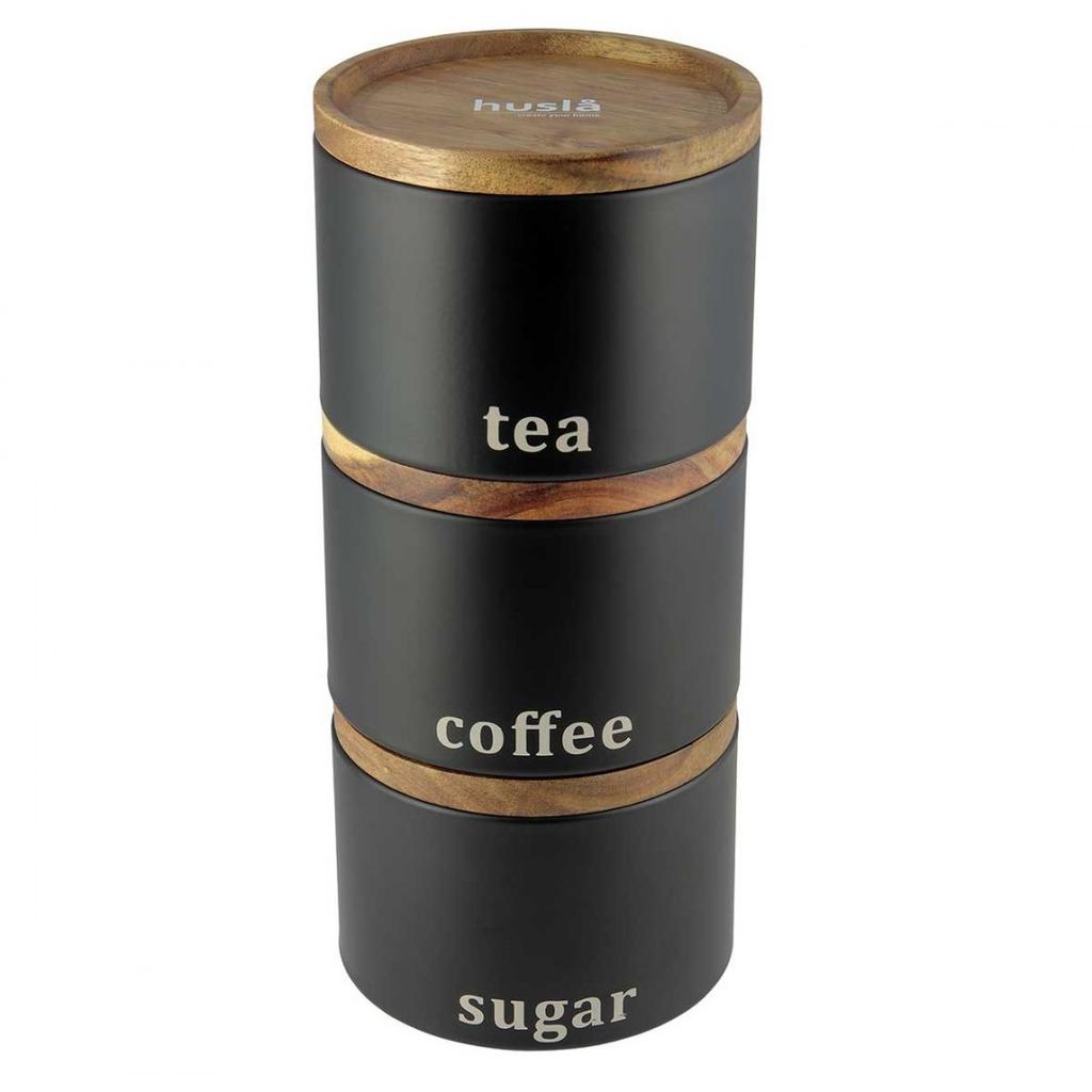 HUSLA KITCHEN CONTAINER SET black 73949