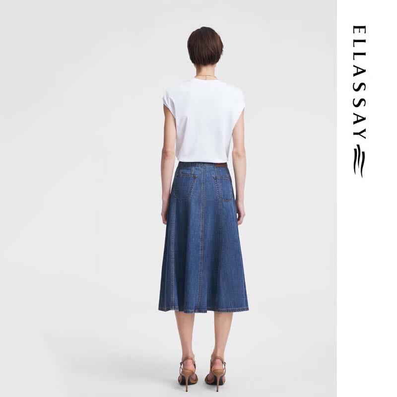 ELLASSAY Women's Elegant Scarf Knot Vest T-Shirt