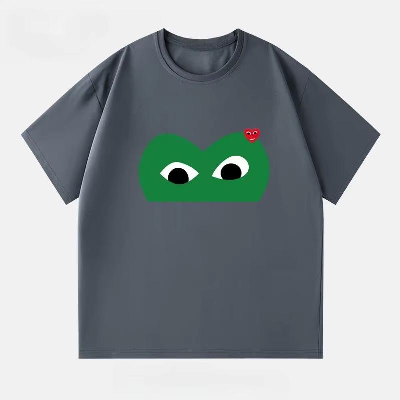 2025 Summer Fashion trend: Simple printed T-shirts for men and women casual short-sleeved round-neck cotton tops