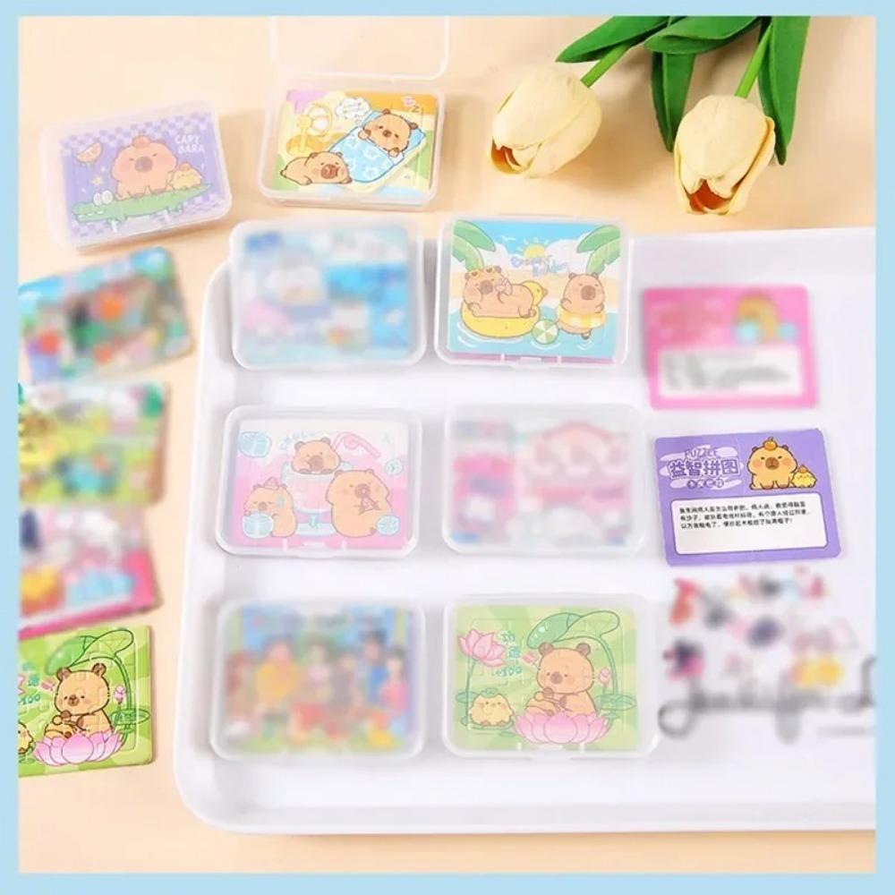 5KS Zvířecí vzdělávací hračka Kapybara Mini puzzle Nové puzzle Párty laskavosti
