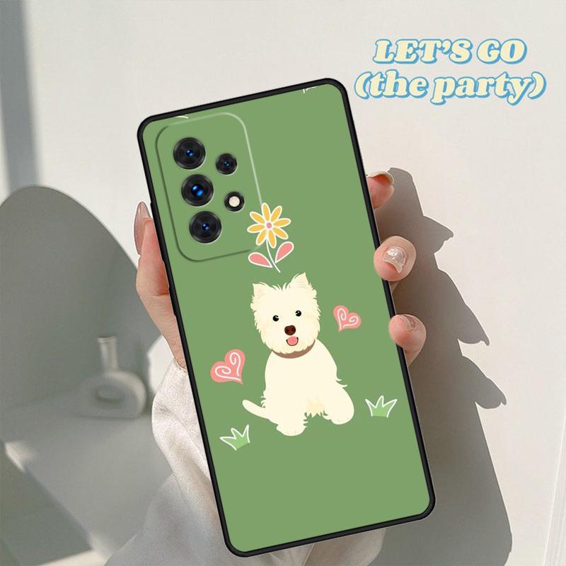 

West Highland Terrier Westie case For Samsung Galaxy A42 A31 A40 A51 A71 A32 A80 A91 A52 A72 A73 A20e A50 A70 A11 A12 Cover For Samsung A11