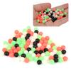 400 Pièces Pêche au Rock Perles d'Espaceur en Plastique Lumineuses Fluorescentes Accessoire Lure Appât Souple 8mm