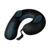 Adjustable Inflatable Neck Relaxation Support Smooth Velvety Cover Travel Neck Pillow For Proper Sleeping Position