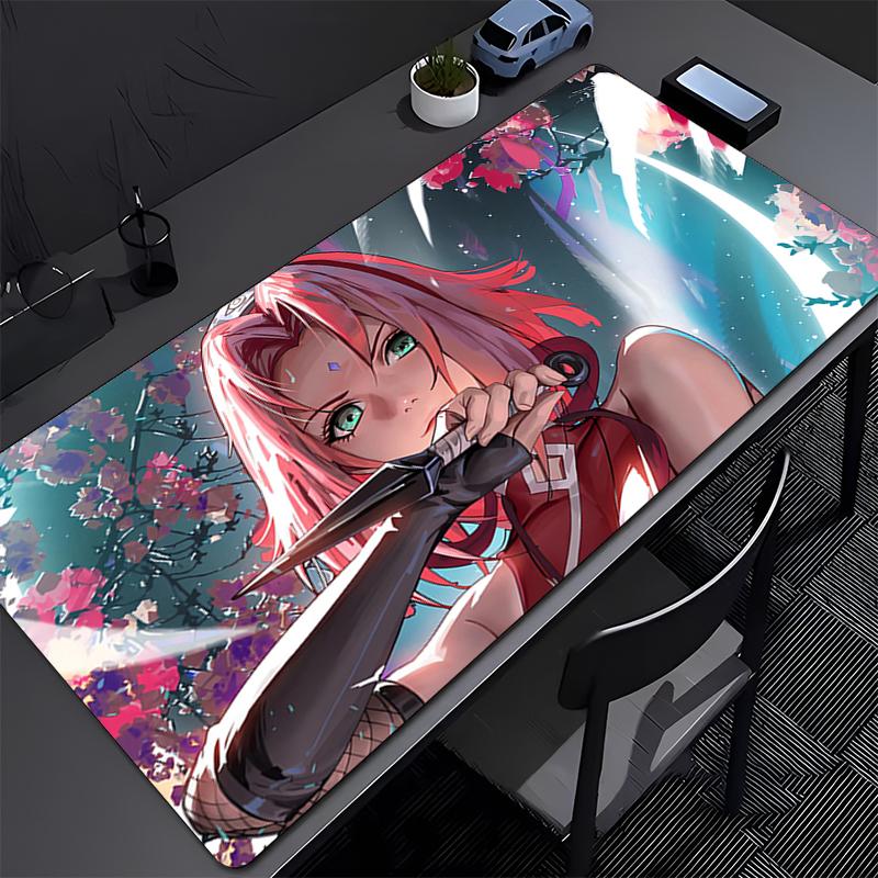 Mouse Pad Office Naruto Sakura Haruno Computer Speed Type Varpet Mat Esports Players Laptop Keyboard Pad Mousepad PC Desk Mat