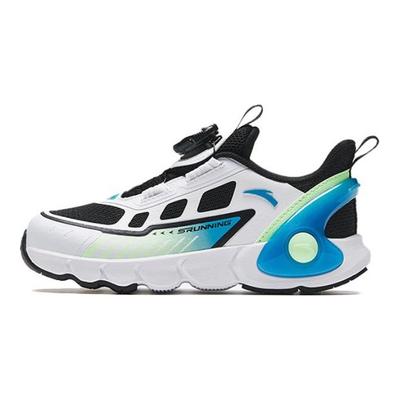 Kids Non-Slip Shock Absorbing Wear-Resistant Low-Top Running Shoes Kids Sneaker White Black Blue 312329902A-4