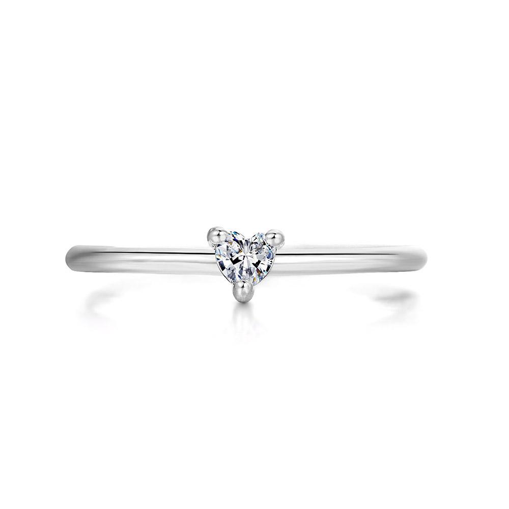 Rings For Women Little Heart Shaped Gold Color Wedding Engagement Dainty Ring Jewellry Zircon Romantic Fashion Jewelry KBR014-M