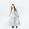 Halloween Children's Costume White Angel Demon Girls' Clothing Stage Dress Performance Dress