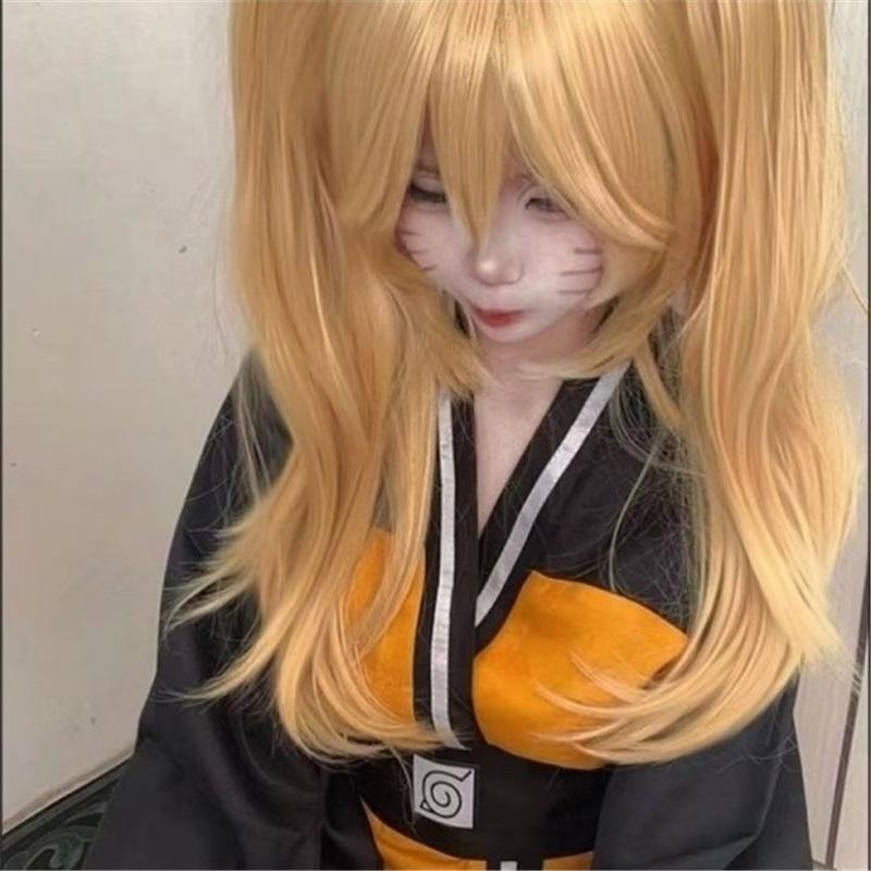 Naruto Uzumaki Girl Manga Exhibition Lolita Style Dress Anime Character Girl Cosplay Cute Fashion Dress Costume Birthday Gift