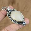 Natural Moonstone Gemstone Indian Jewelry 925 Sterling Silver Pendant For Women