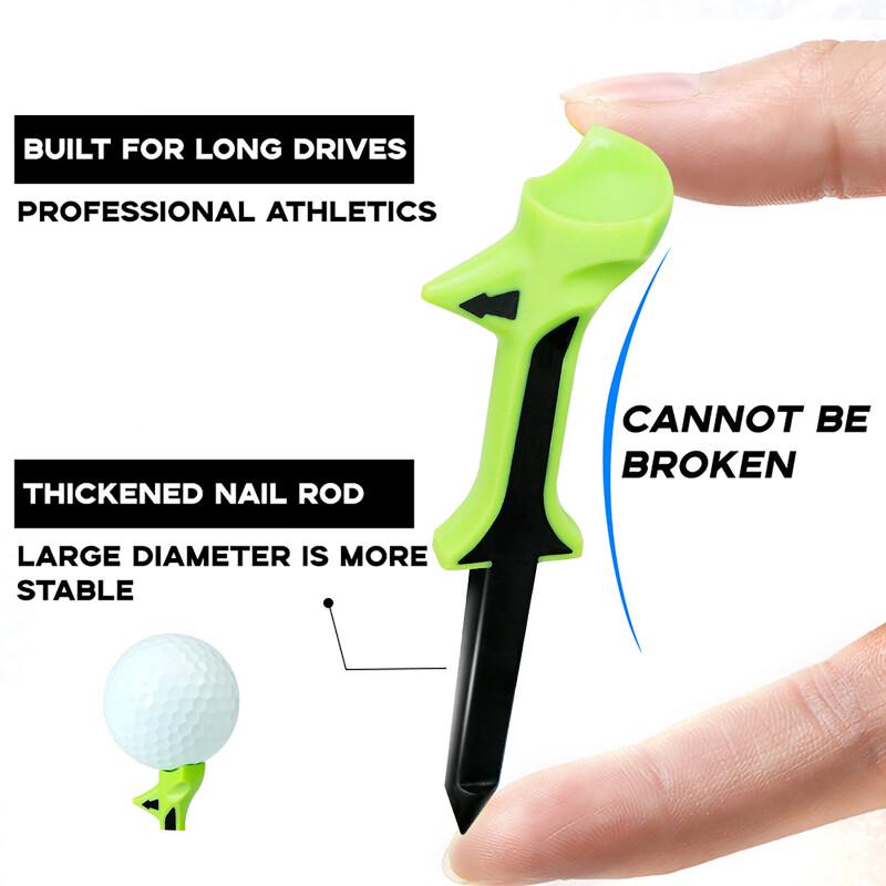 Fēngyì 83mm Dual-Section Plastic Golf Tees (20-Pack)