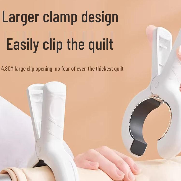 Neuling: 6er-Pack Winddichte Quilt-Trockenklammern - Starke, spurlos haftende Wäscheklammern für sichere und ordentliche Wäsche