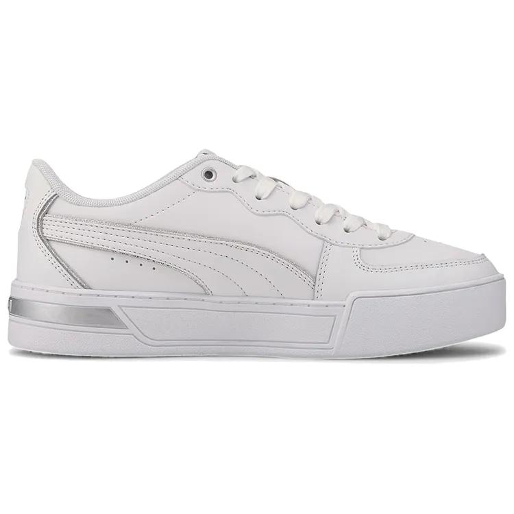 Puma Skye Metallic 'White Silver' (Unisex) White / White / Silver Skate Shoes 374797 01