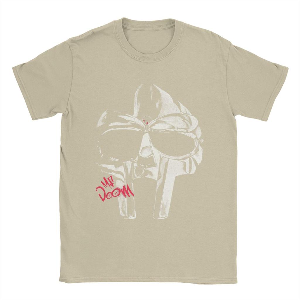 Freizeit Sänger Rapper MF Dooms T-Shirt für Herren Rundhals Baumwoll-T-Shirts Kurzarm-Tees 6XL Tops